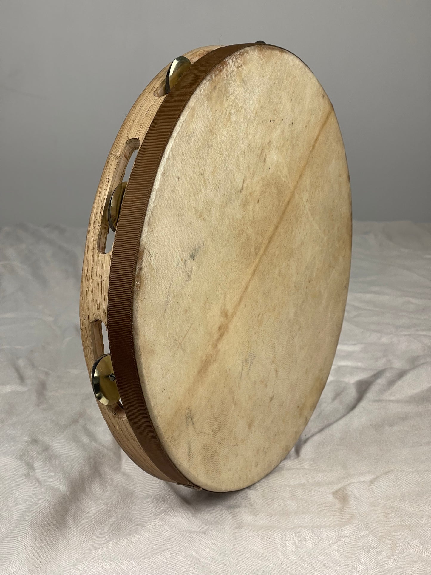Modern Tamburello - 11" oak wood goat-skin tambourine