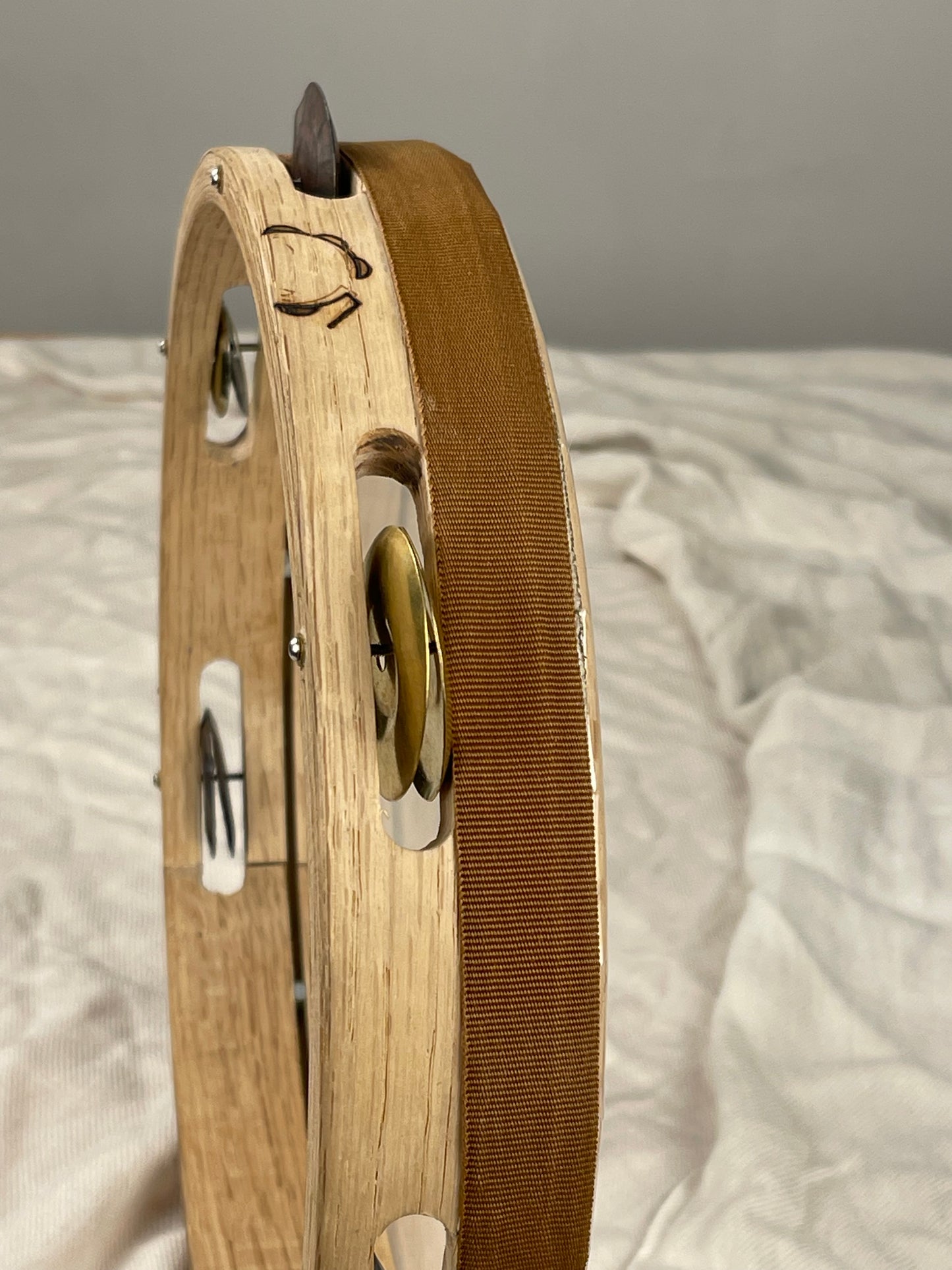 CERRO - Tunable oak Tamburello changeable jingles