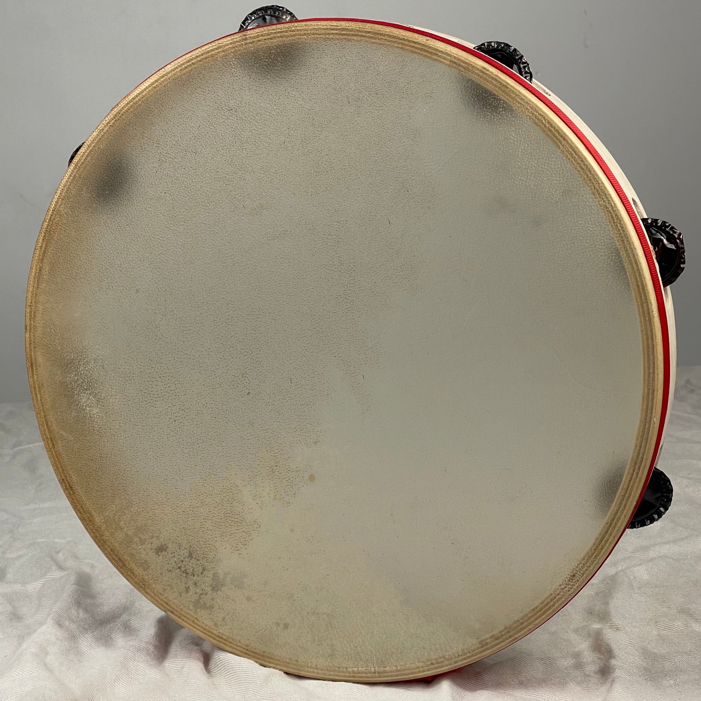 Traditional Tamburello - beer caps jingles tambourine