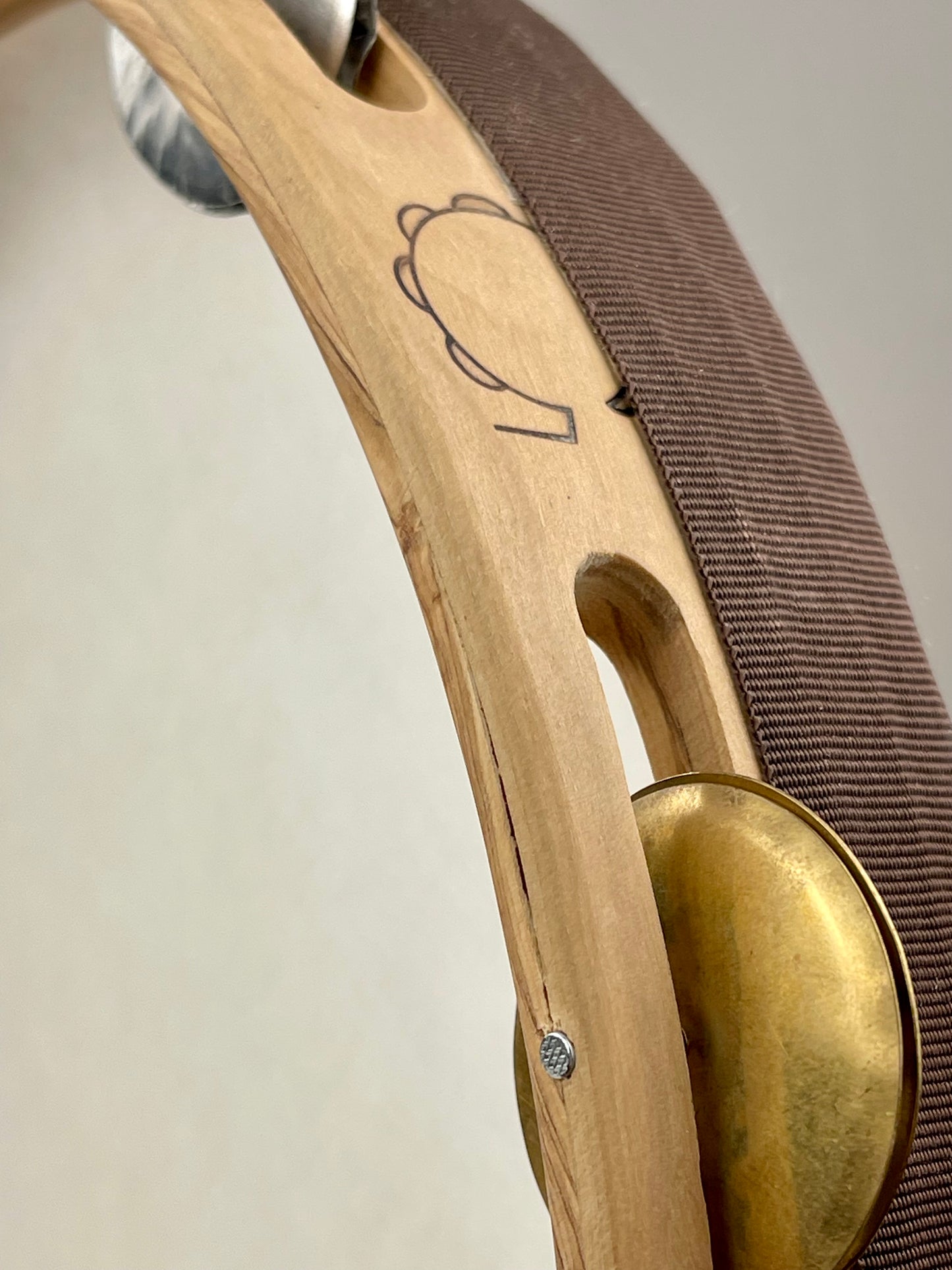 MORICA - olive wood modern tamburello