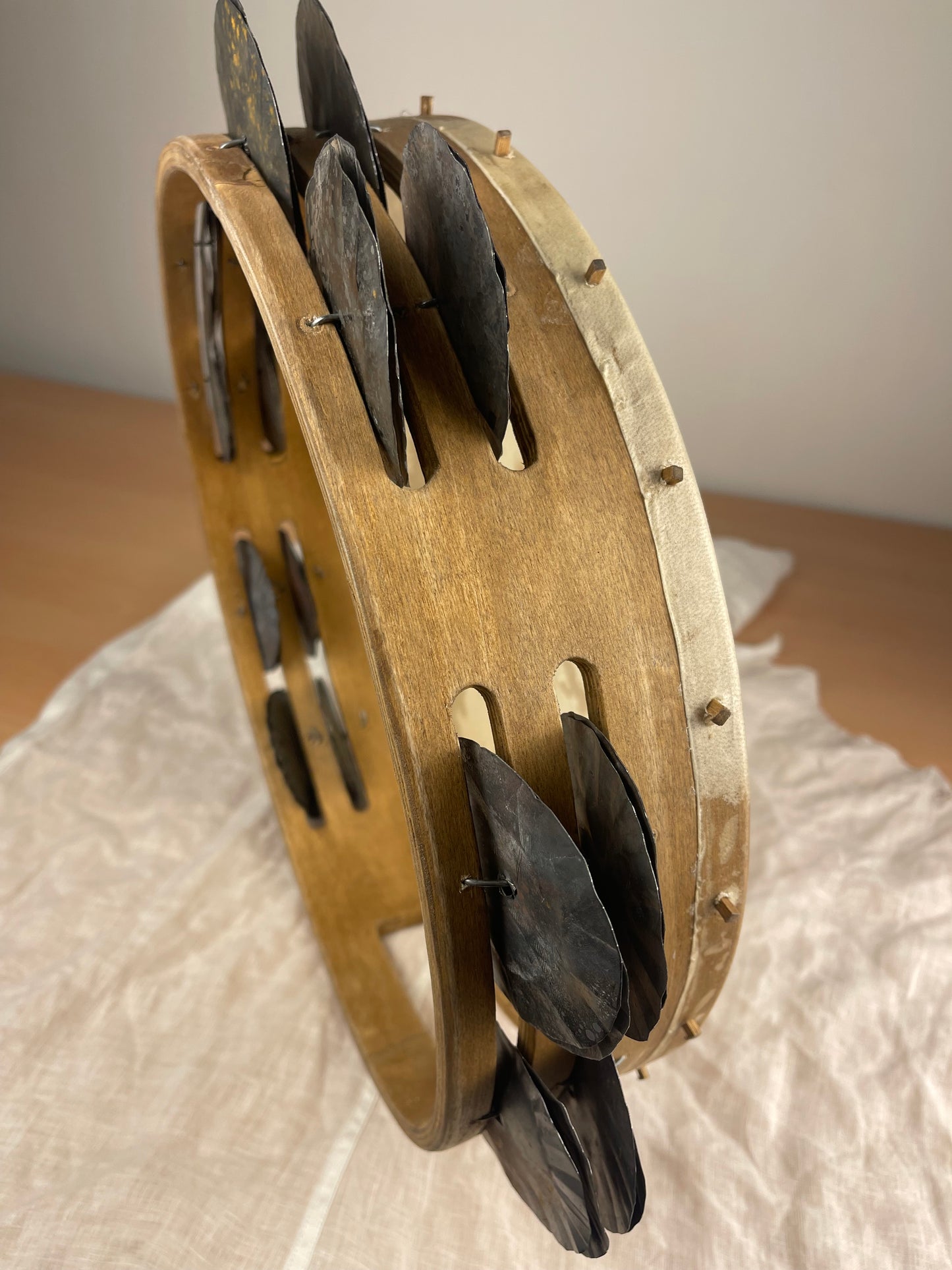 Tamburello Tradizionale Leggero in Pelle di Capretto | Quinto Drums
