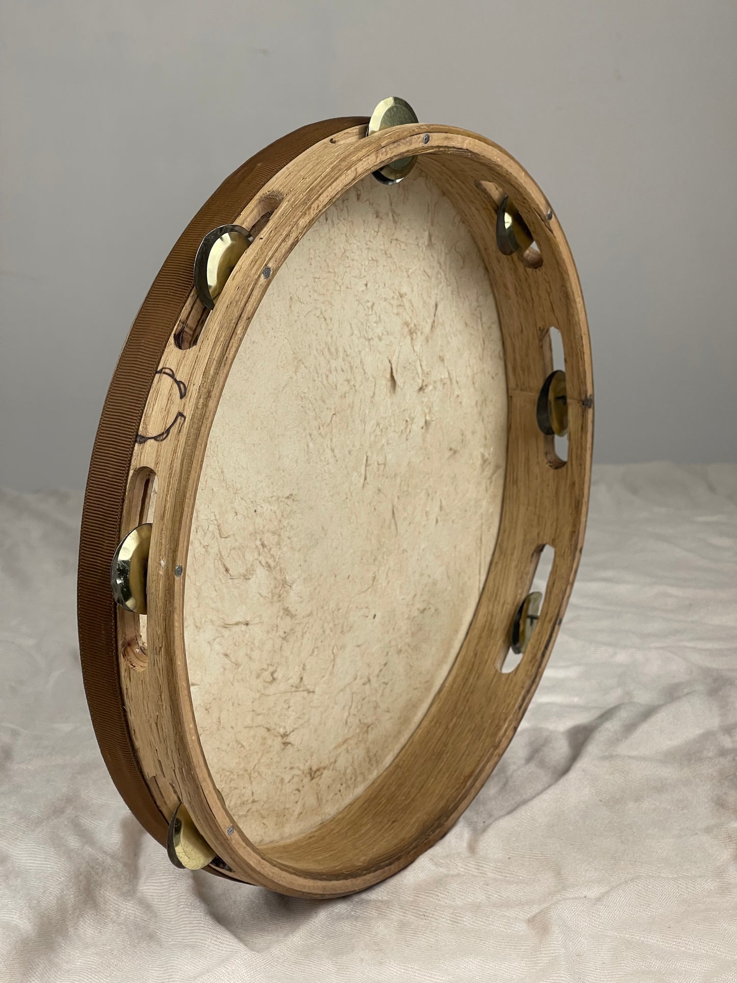 Modern Tamburello - 11" oak wood goat-skin tambourine