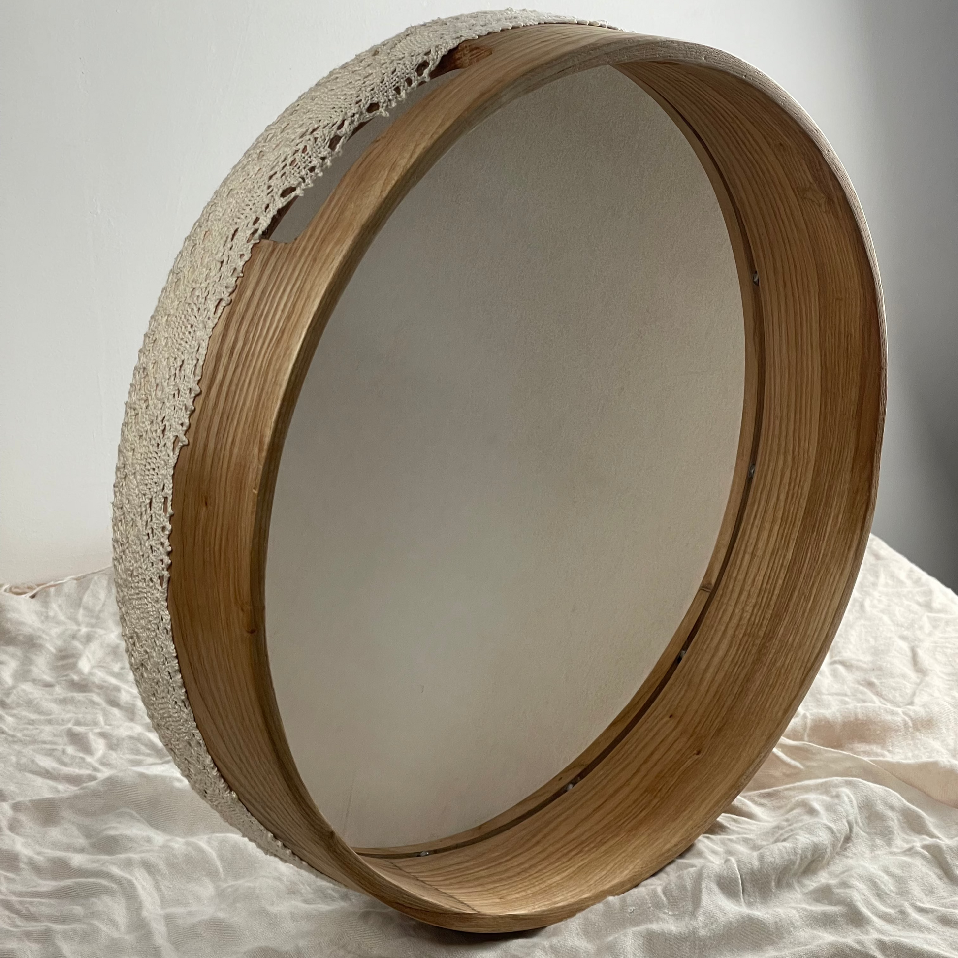 Close-up of Mylar head and window-style grip