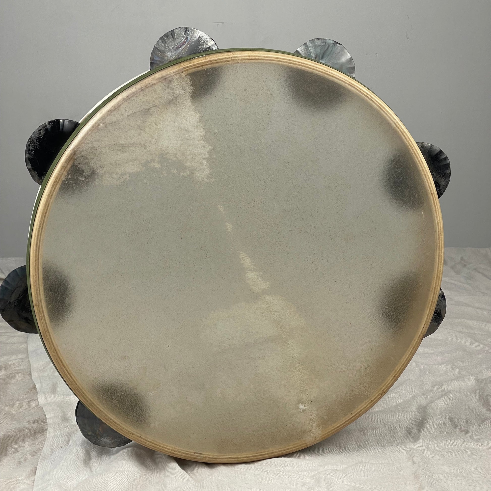 Close-up of natural goat skin surface