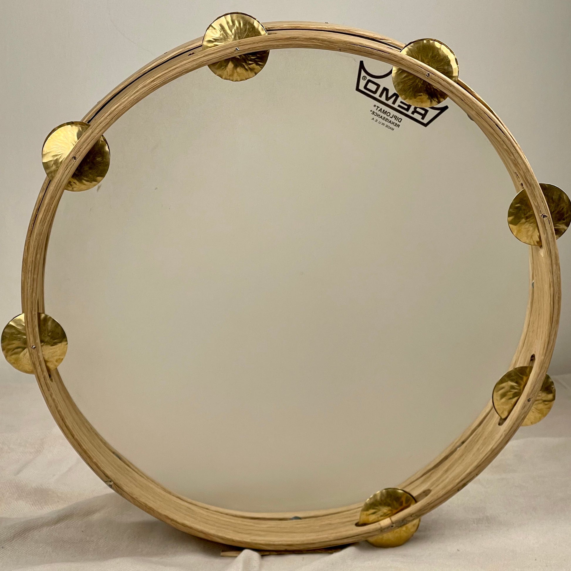 Costiera tamburello 33 or 35 cm oak frame with synthetic head