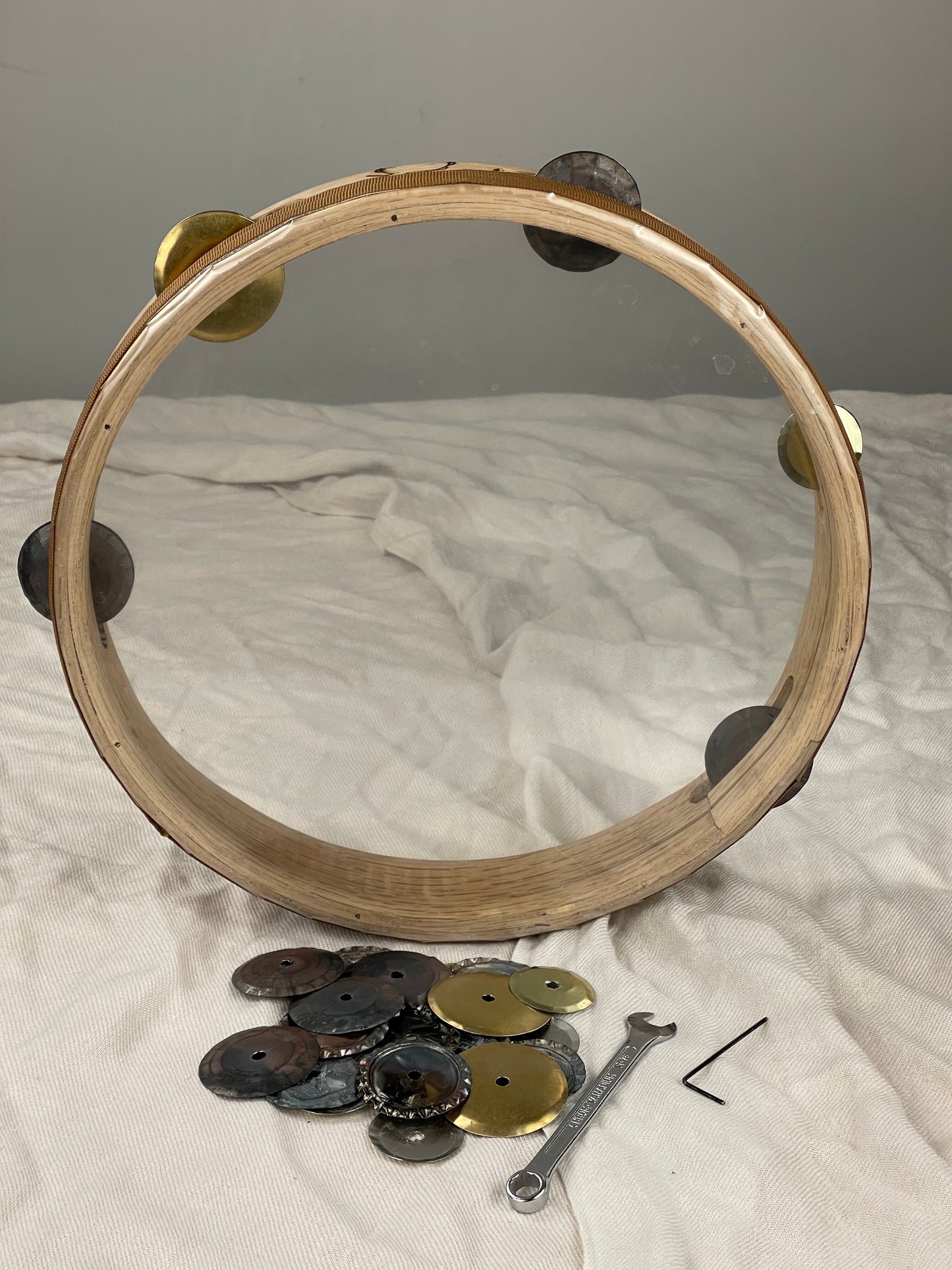 CERRO - Tunable oak Tamburello changeable jingles