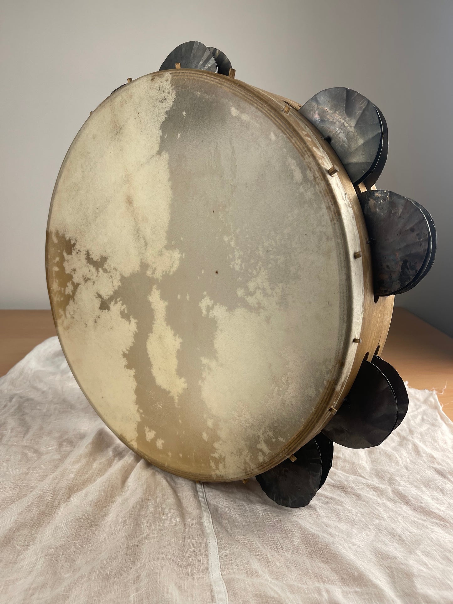 Tamburello Tradizionale Leggero in Pelle di Capretto | Quinto Drums