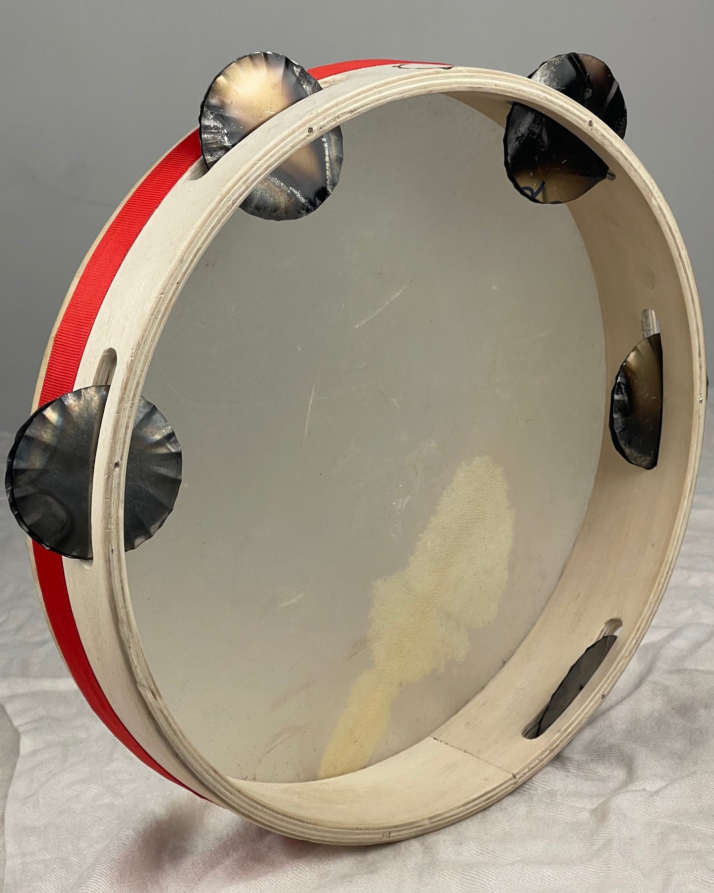 Handcrafted tambourine for pizzica and tarantella