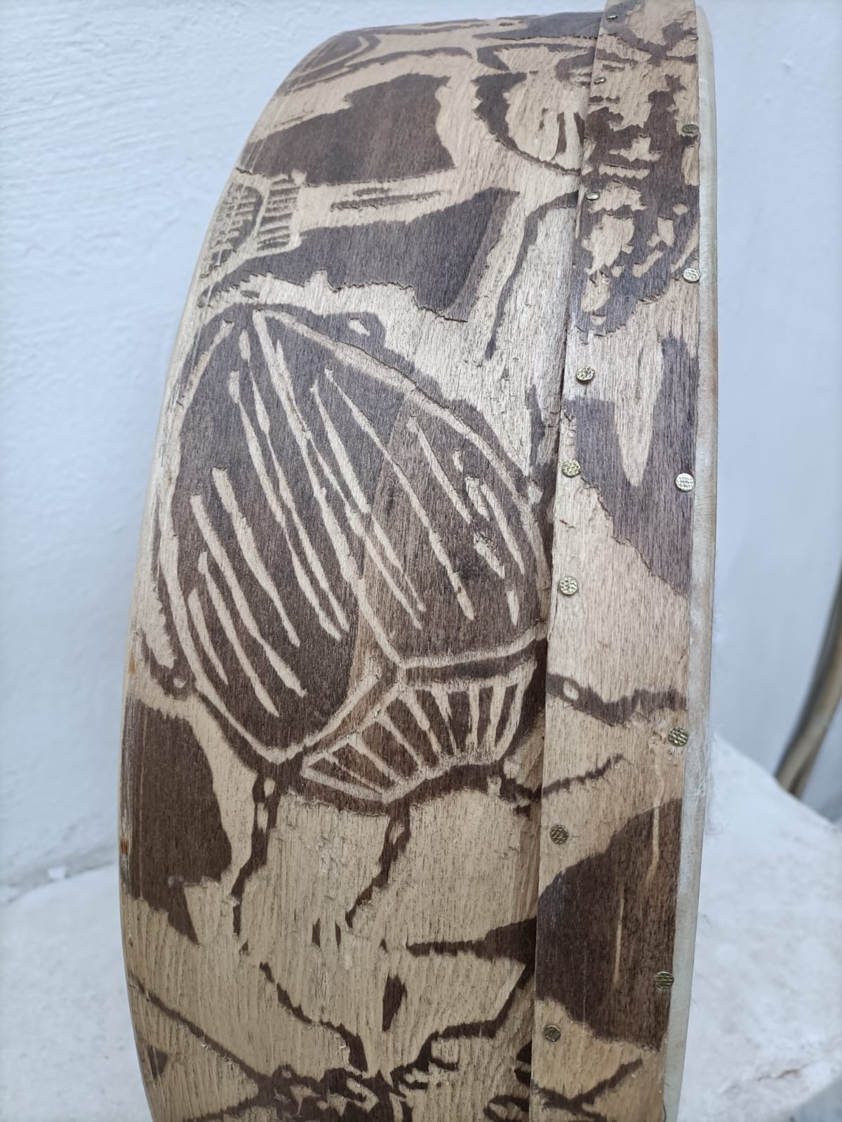 SCARAFAGGI  | Art Series handcarved drum