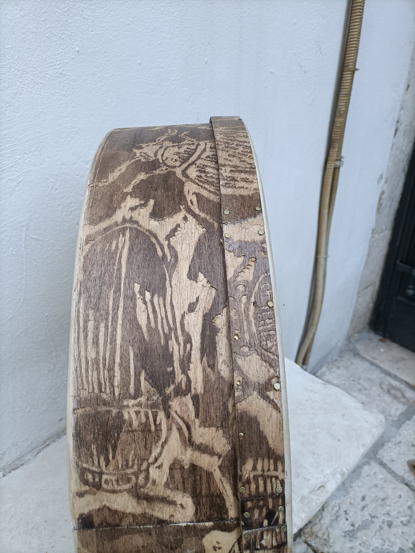 SCARAFAGGI  | Art Series handcarved drum