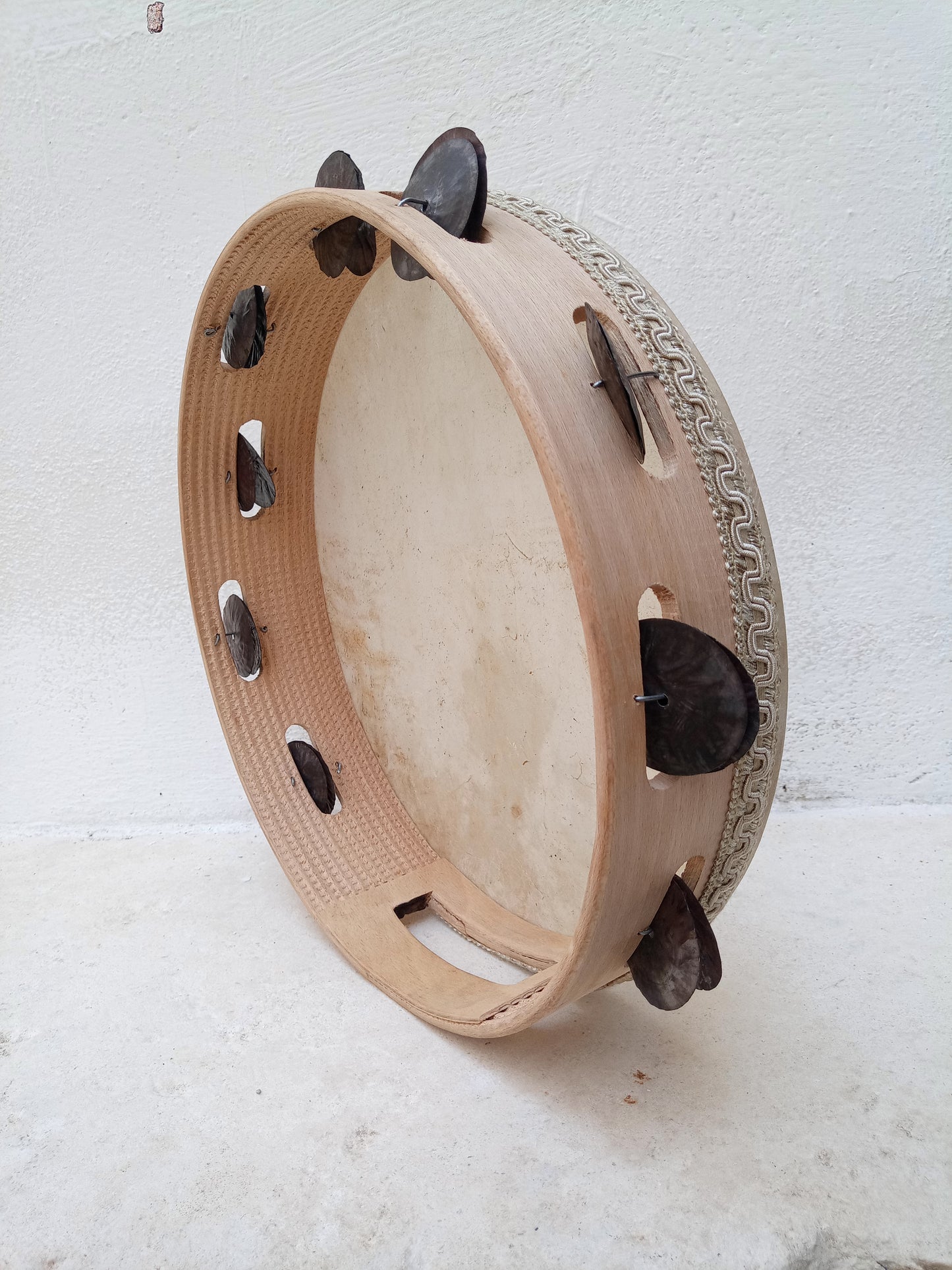 Traditional Classic Tambourine – Goatskin Head