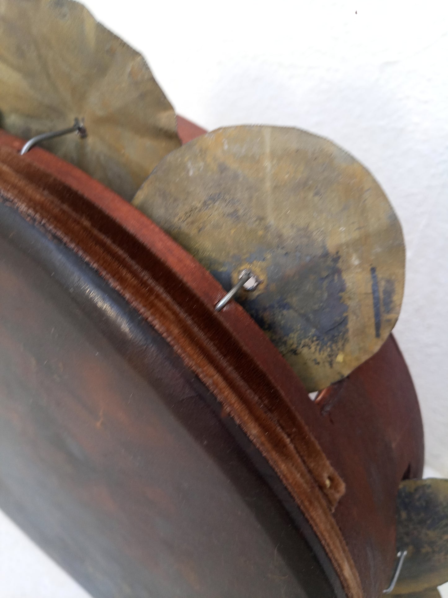 Traditional Calabrian Tambourine – Mahogany - Black Skin