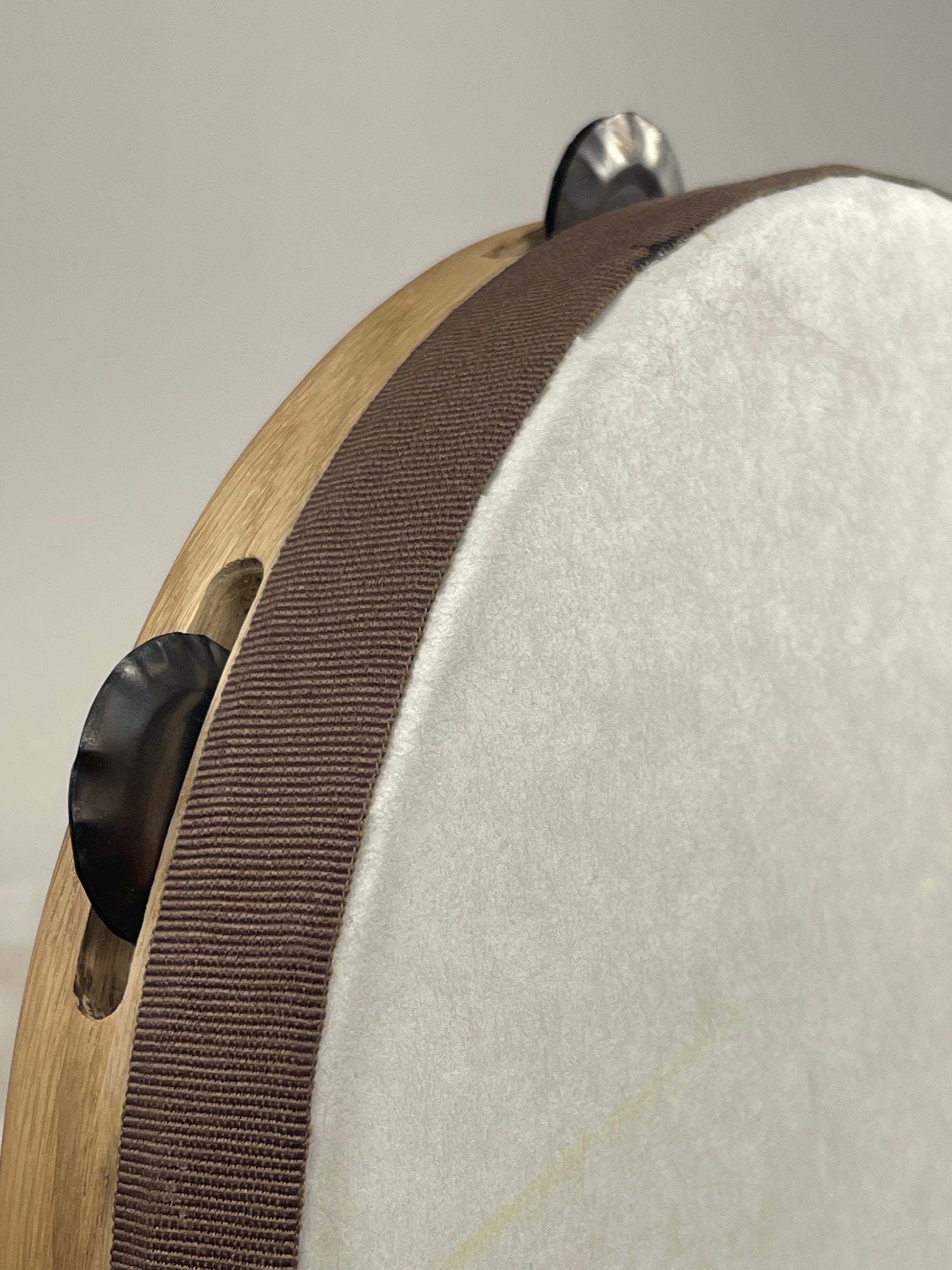 NAVIZCA tamburello with white textured Mylar head