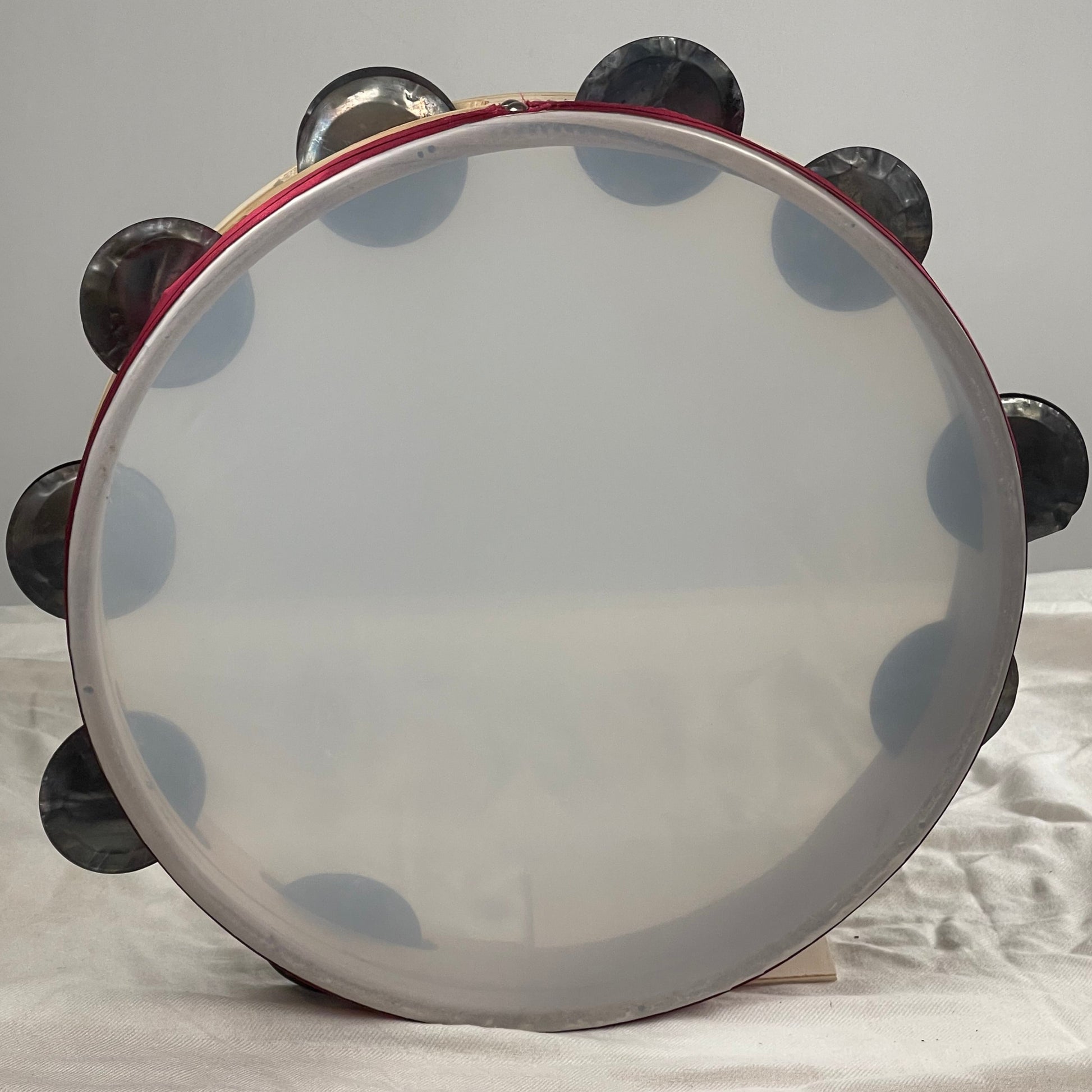 Tamburello 35 cm con pelle Mylar semitrasparente – vista frontale