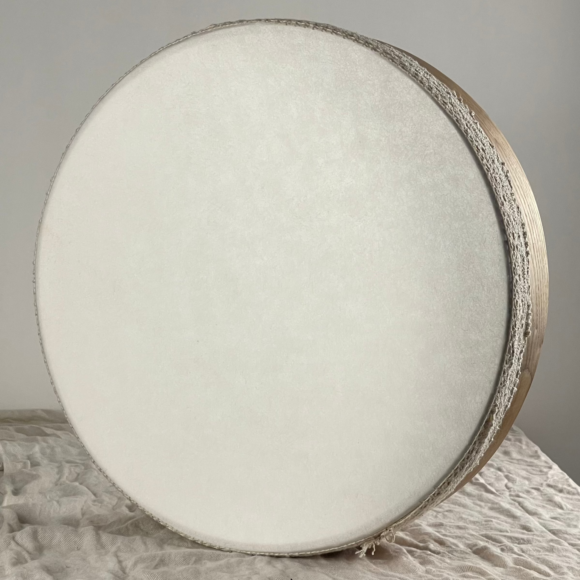 Tamburo a cornice ibrido Terra di Mezzo 40 cm in rovere