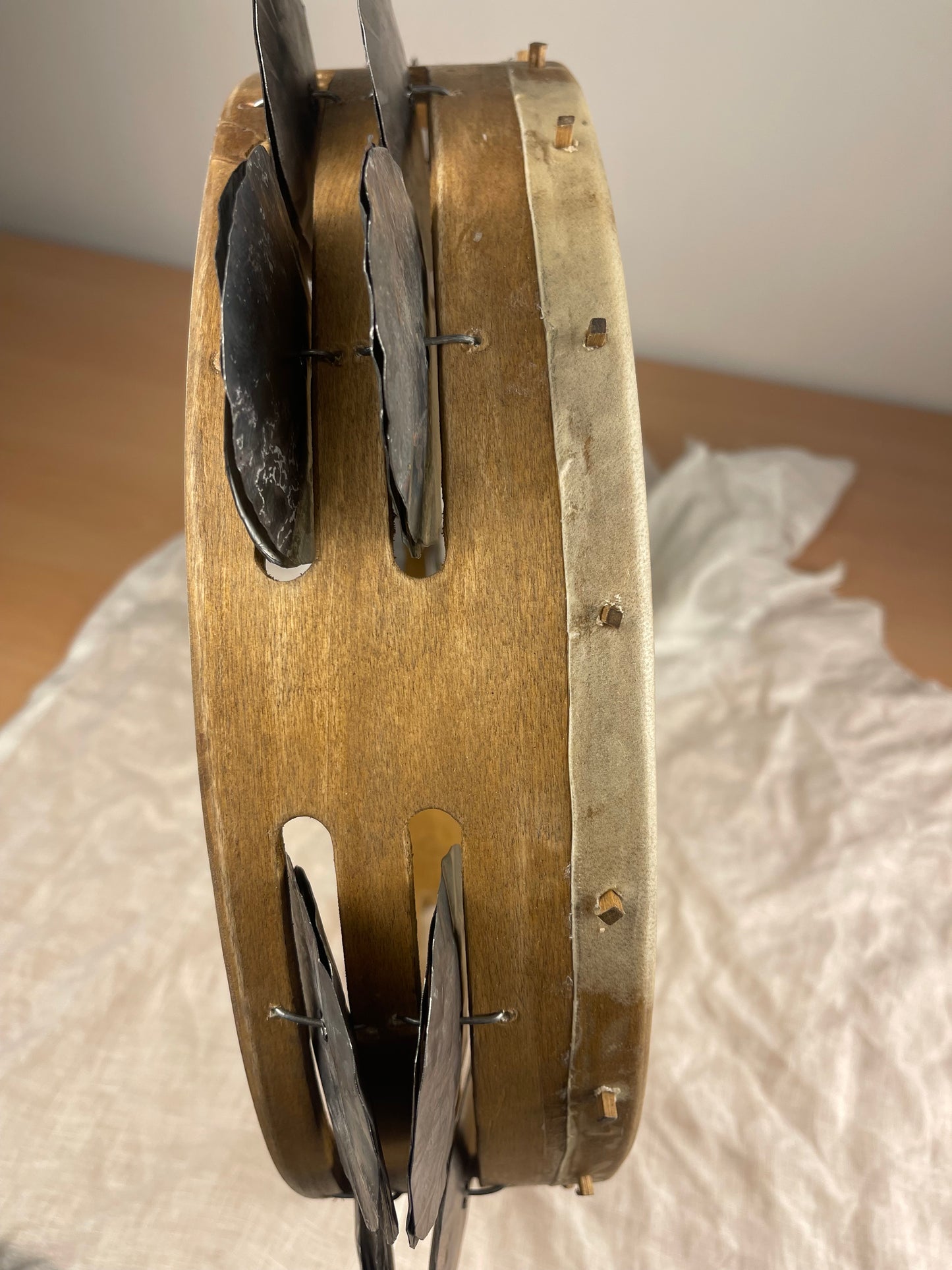 Tamburello Tradizionale Leggero in Pelle di Capretto | Quinto Drums