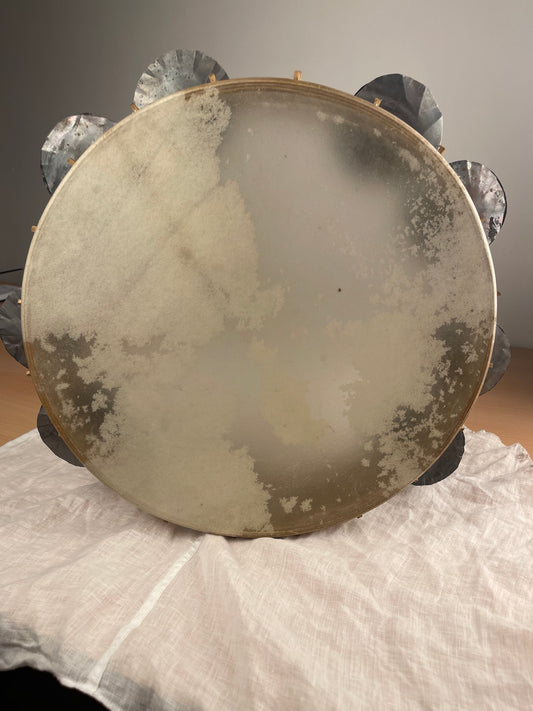 Tamburello Tradizionale Leggero in Pelle di Capretto | Quinto Drums