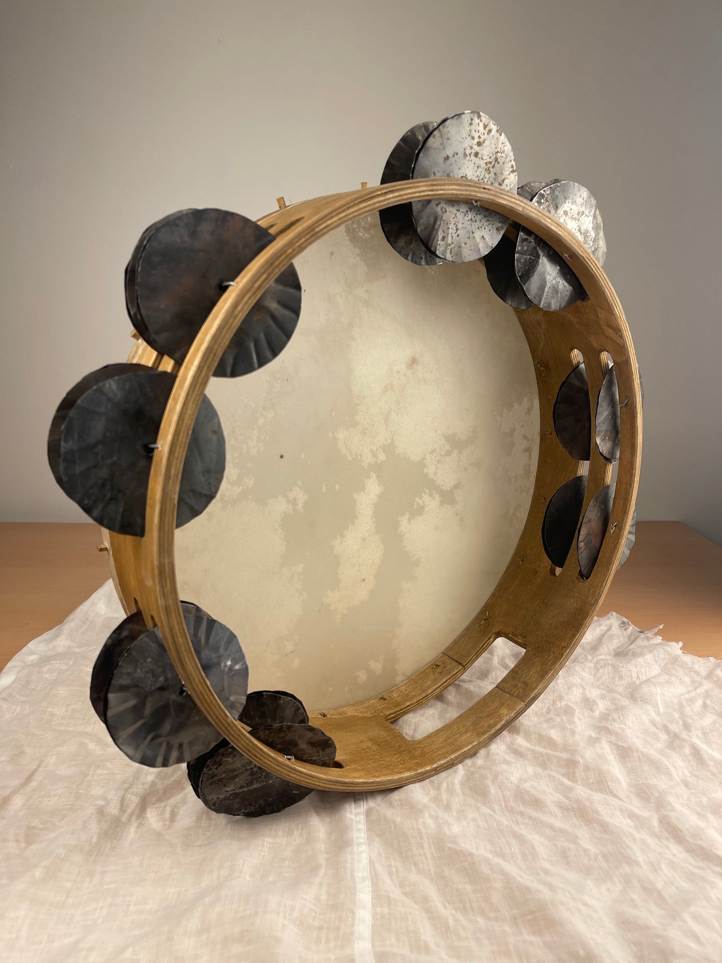 Tamburello Tradizionale Leggero in Pelle di Capretto | Quinto Drums