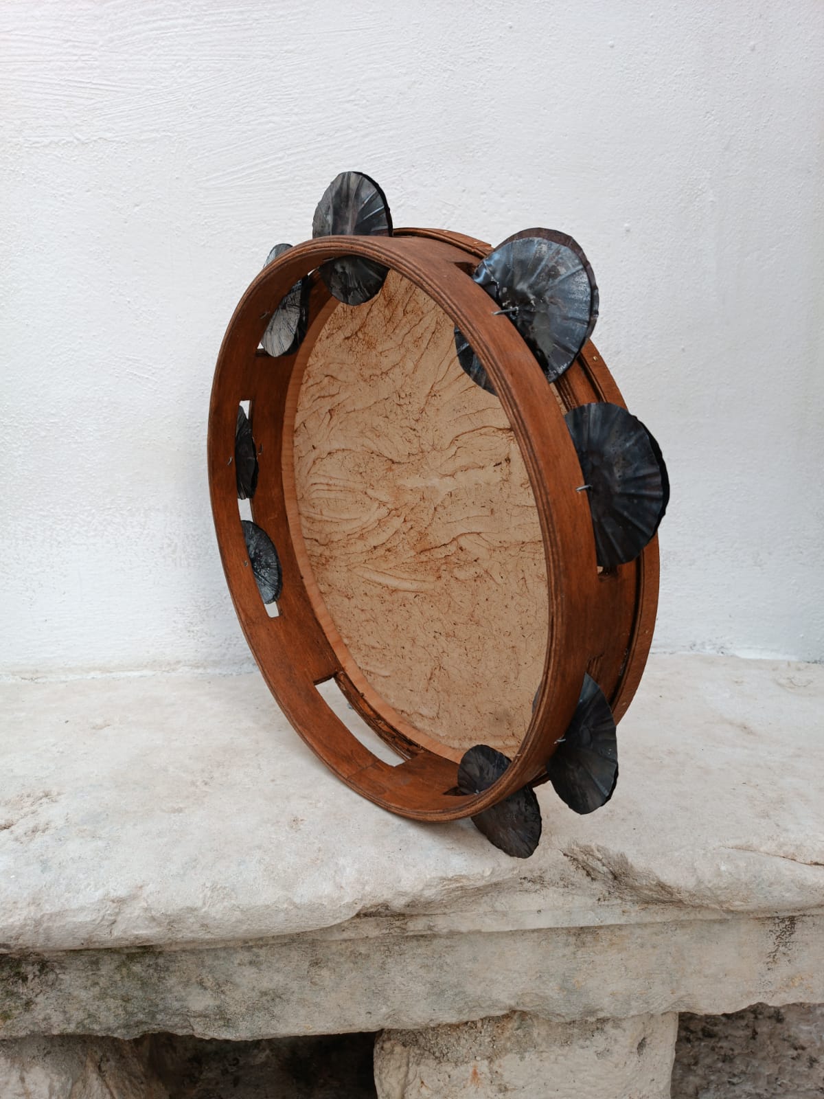 Tamburello Tradizionale Leggero in Faggio e Pelle di Capretto | Quinto Drums