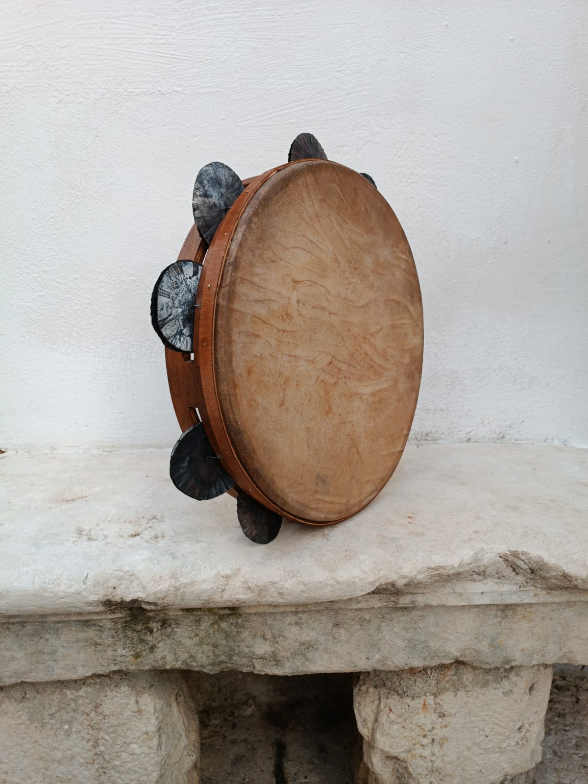 Tamburello Tradizionale Leggero in Faggio e Pelle di Capretto | Quinto Drums