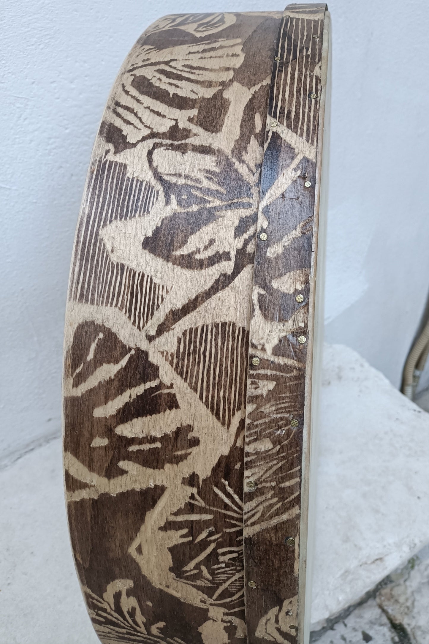 FIORI - Tamburo Art Series Intagliato a Mano