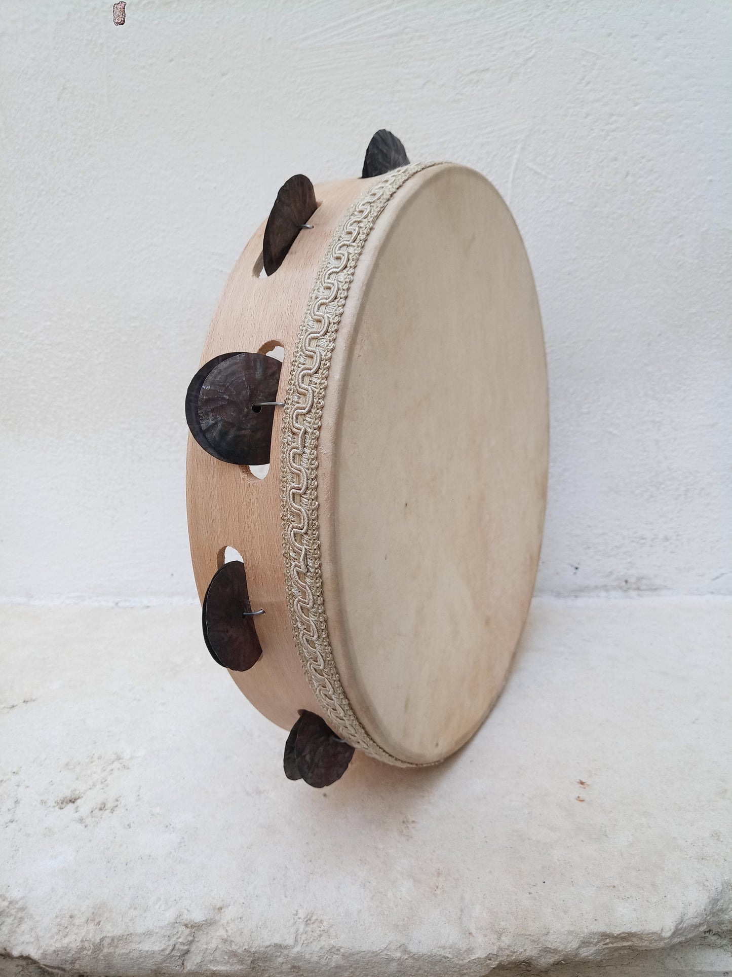Traditional Classic Tambourine – Goatskin Head